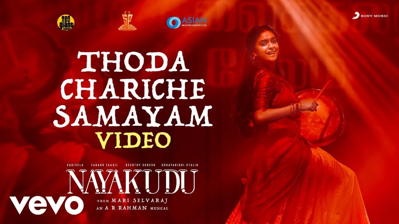 Nayakudu - Thoda Chariche Samayam Video | Udhayanidhi Stalin | A.R Rahman