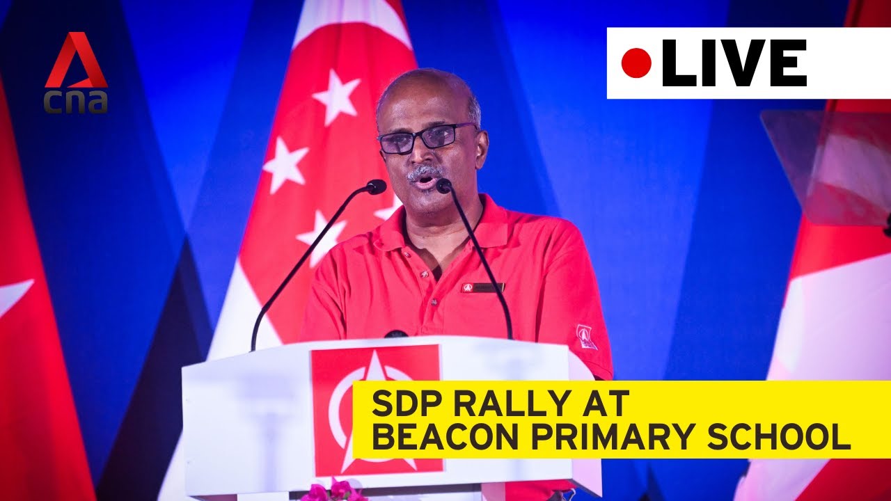 Singapore Democratic Party rally for Bukit Panjang SMC at Beacon Primary School | Apr 25