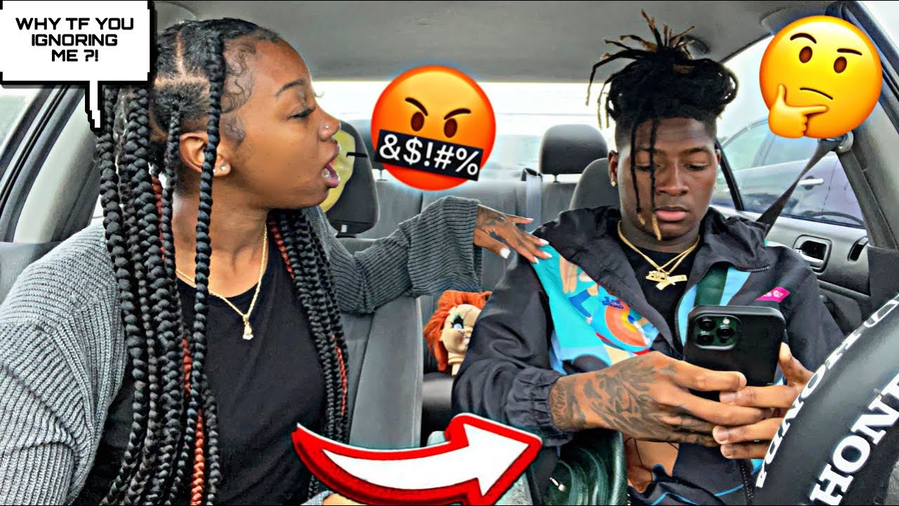 IGNORING MY GIRLFRIEND FOR 24 HOURS!! 😏💔 **she went crazy**