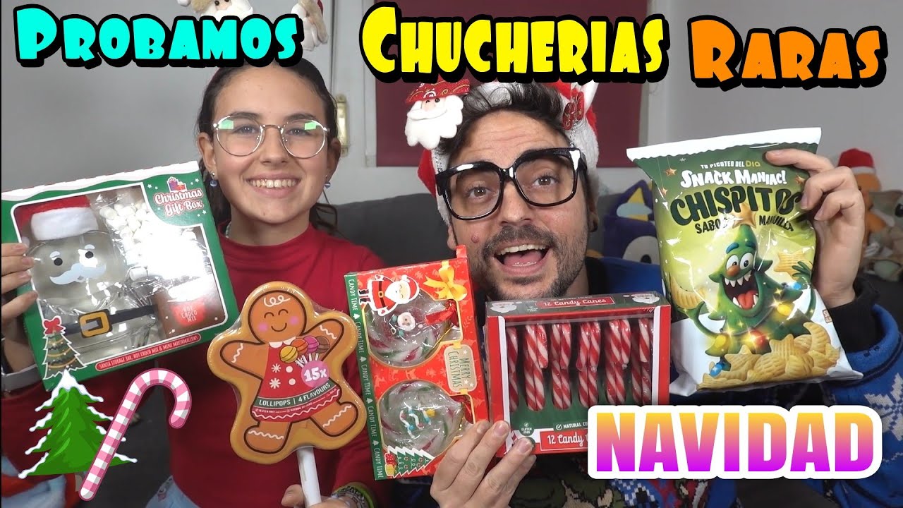 PROBAMOS ChuChe-RIAS RARAS de NAVIDAD!! Las conoces???