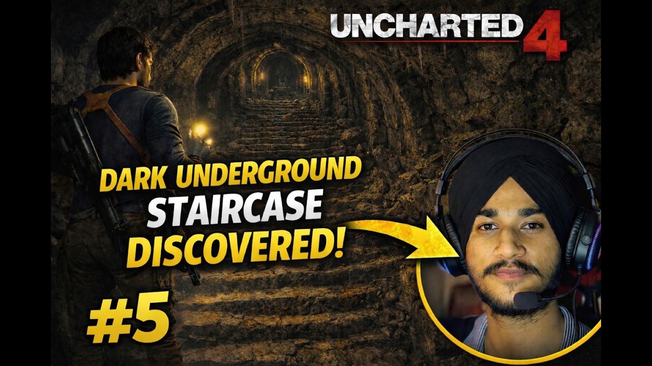 Uncharted 4 Just Gave Me GTA 6 Vibes! Hidden Underground Stairs!