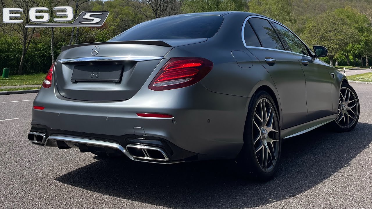 Mercedes-AMG E63s 4MATIC+ Pure V8 SOUND |ACCELERATION & SOUND ⚠️