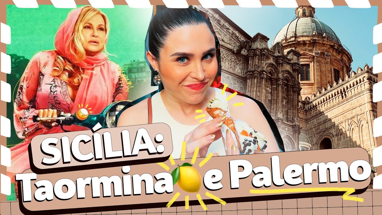SICÍLIA à La 'White Lotus': Taormina e Palermo com Maqui Nóbrega | Lu Ferreira #VLOG