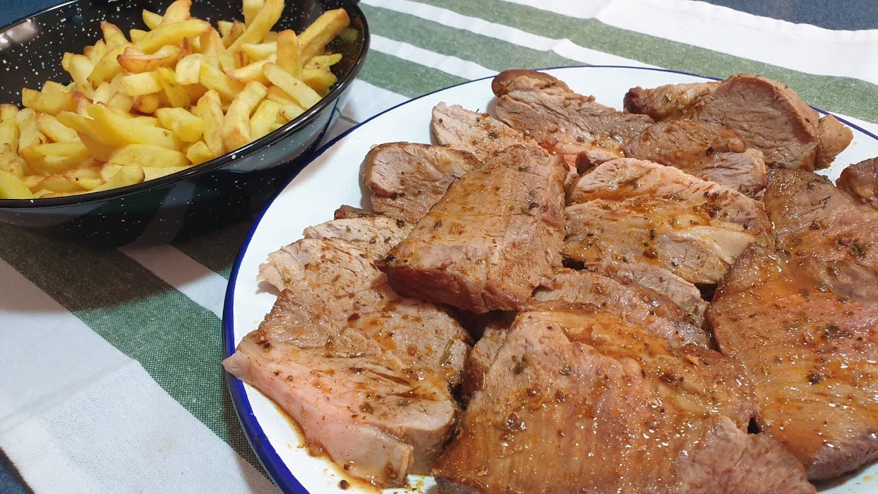 Cabeza de Lomo de Cerdo al horno / Jugosa / exquisita / facil