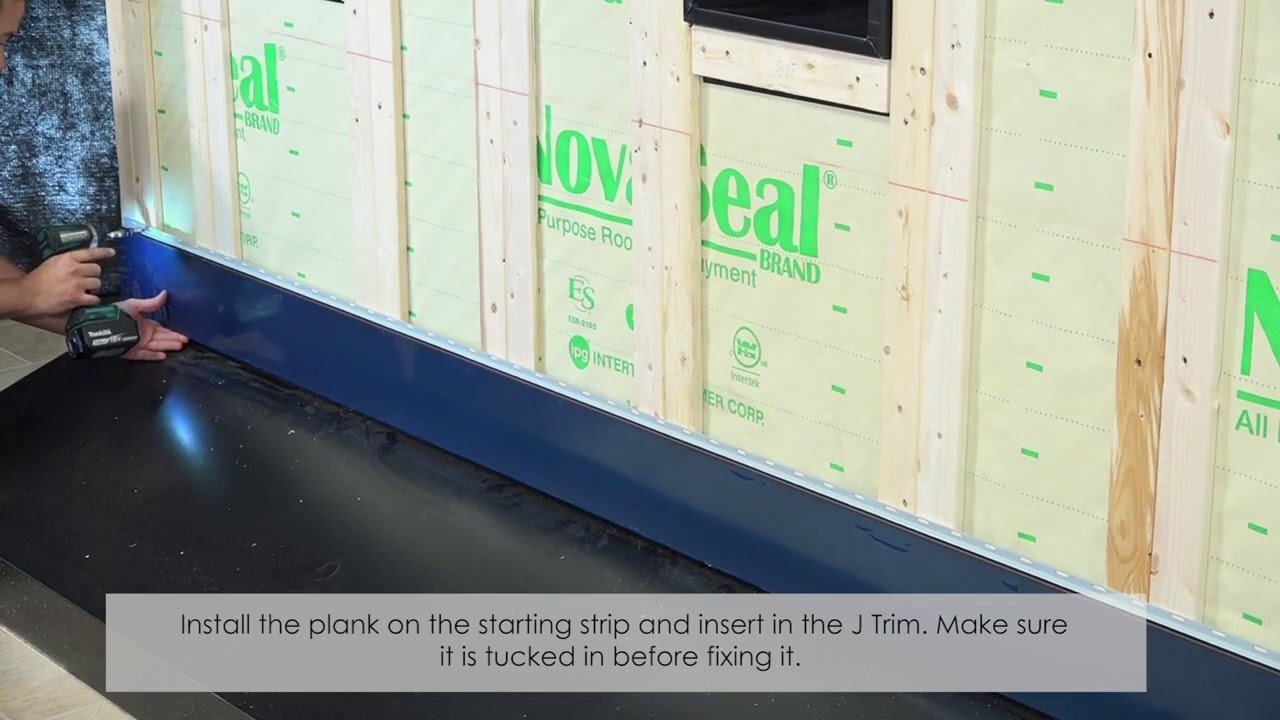 Installing a plank_Harrywood