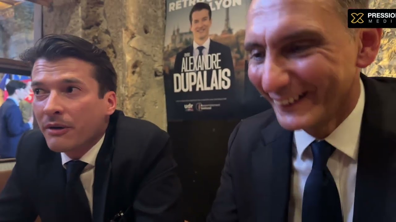 Lyon 2026 : Laurent Jacobelli soutient Alexandre Dupalais candidat de l'Union des Droites
