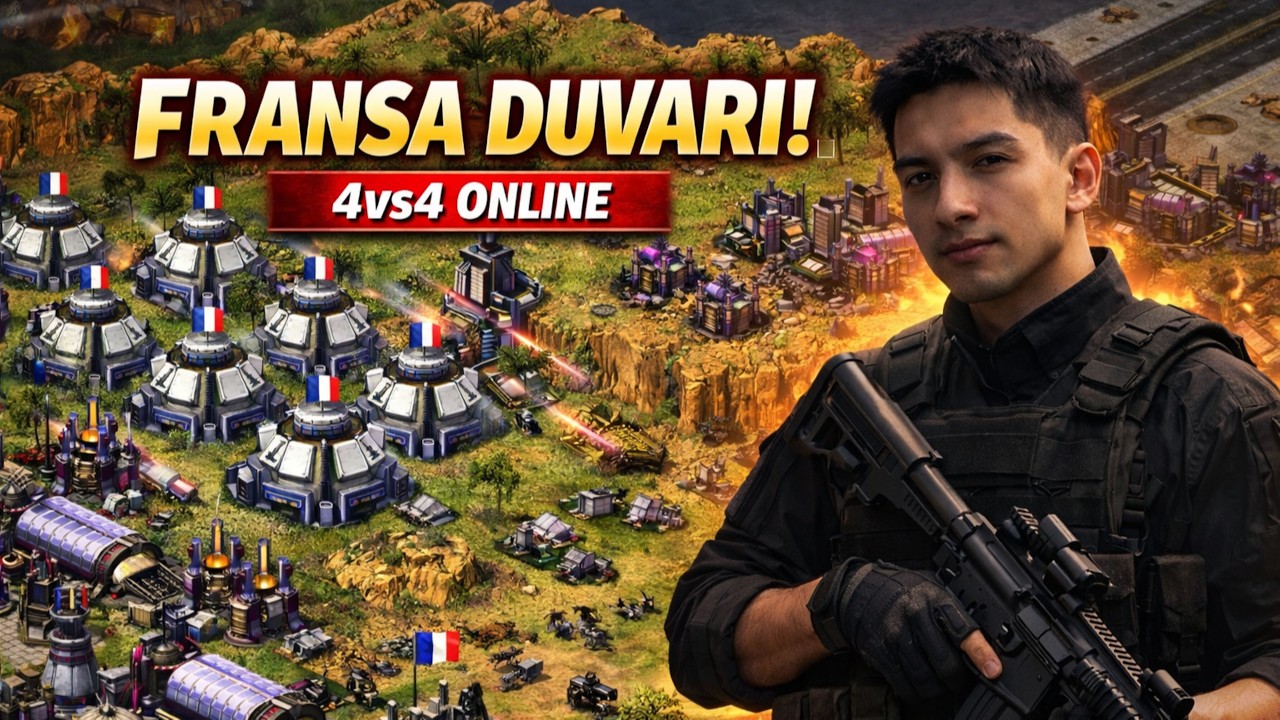 Herkes Fransa Seçti | RA2 Yuri’s Revenge 4vs4 Online Kaos
