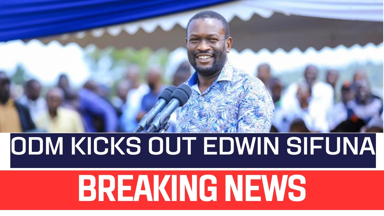 ODM KICKS OUT EDWIN SIFUNA ANNOUNCES HIS REPLACEMENT