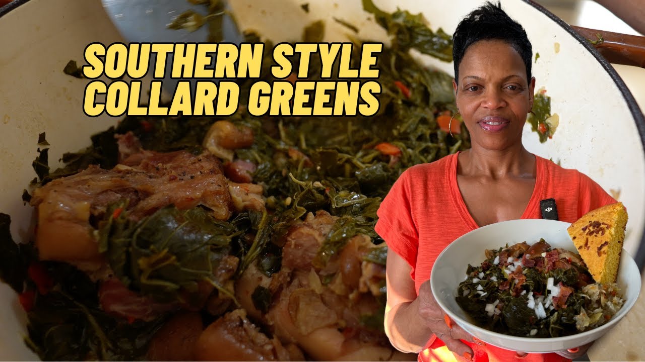 How to Make Collard Greens | REAL Southern Recipe with a Twist!!