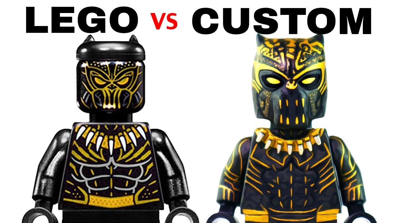 LEGO BLACK PANTHER : Official Minifigs vs. Customs - Killmonger & Okoye