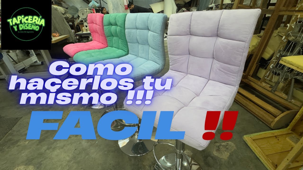 Tapiza tus bancos aquí te muestro como 😃