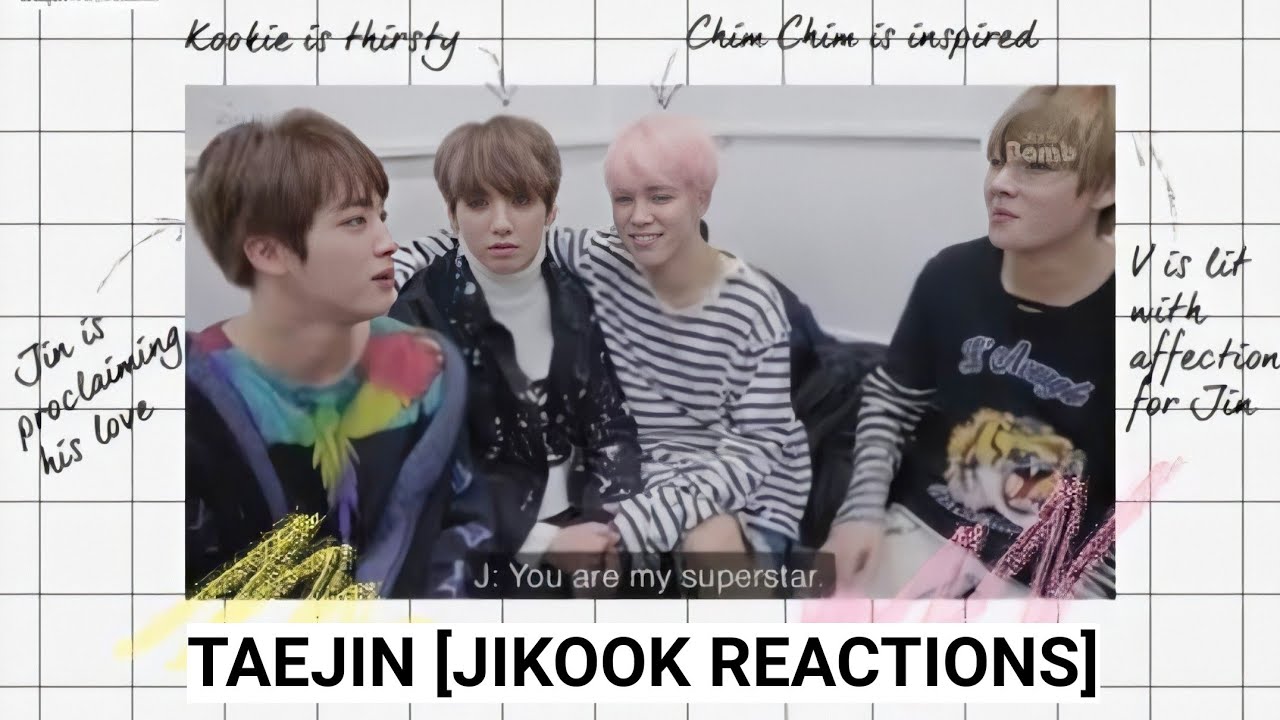 BTS Members Reaction to Taejin Love : Jimin & Jungkook / Jikook. Proove that 뷔진 진뷔 Real