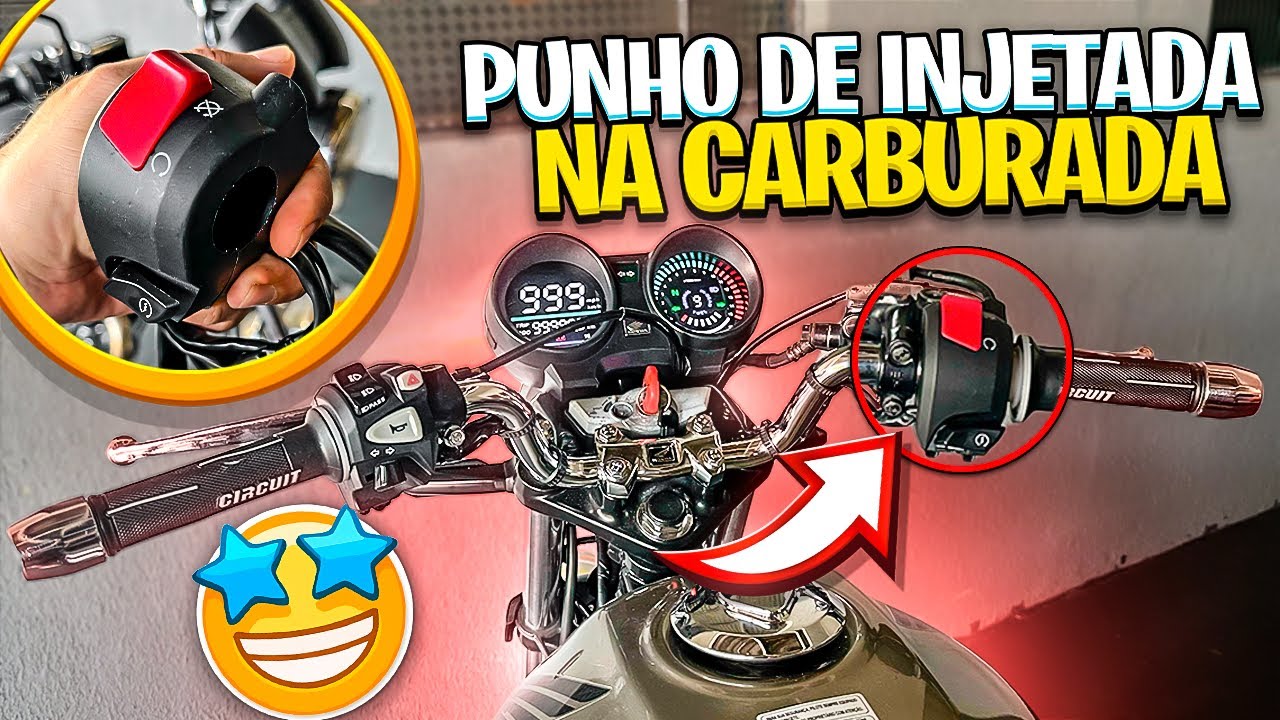 COMO INSTALAR PUNHO CORTA CORRENTE DE XRE300 NA TITAN 150 CARBURADA [ PASSO A PASSO ] 😍