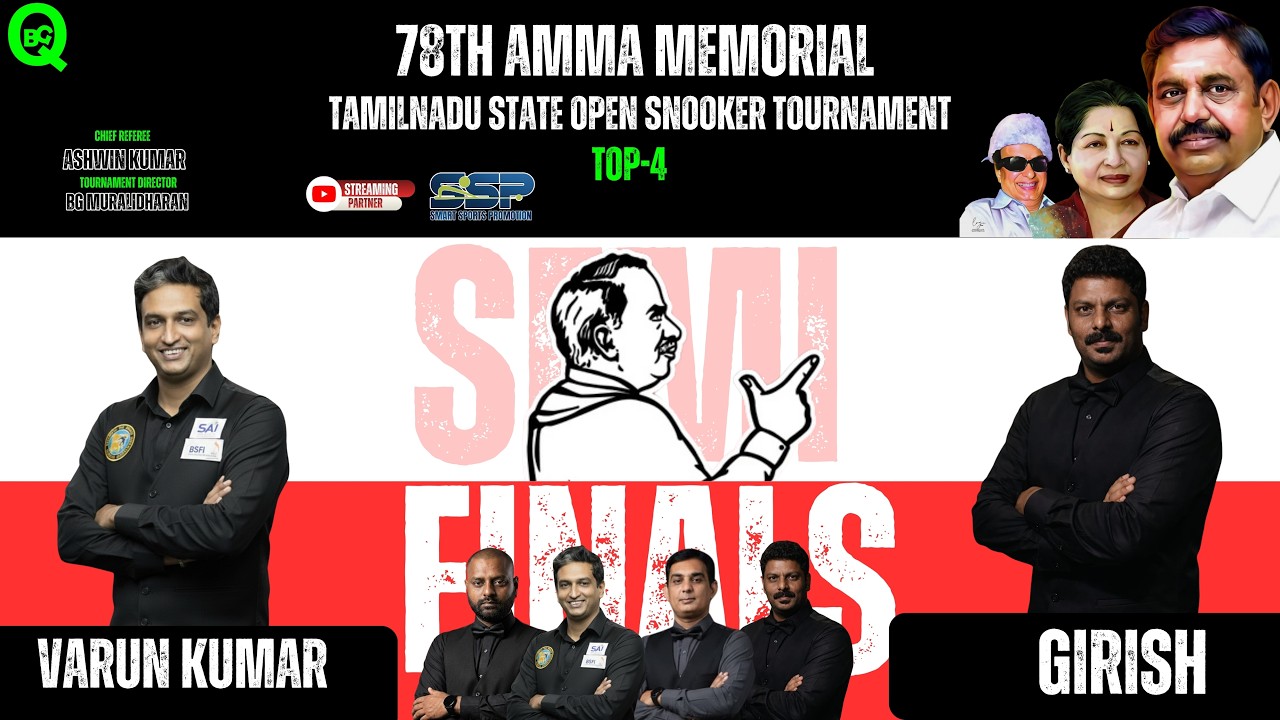 Varun Kumar (AACSA) Vs Girish (SRSA) - T-1 SEMI FINALS