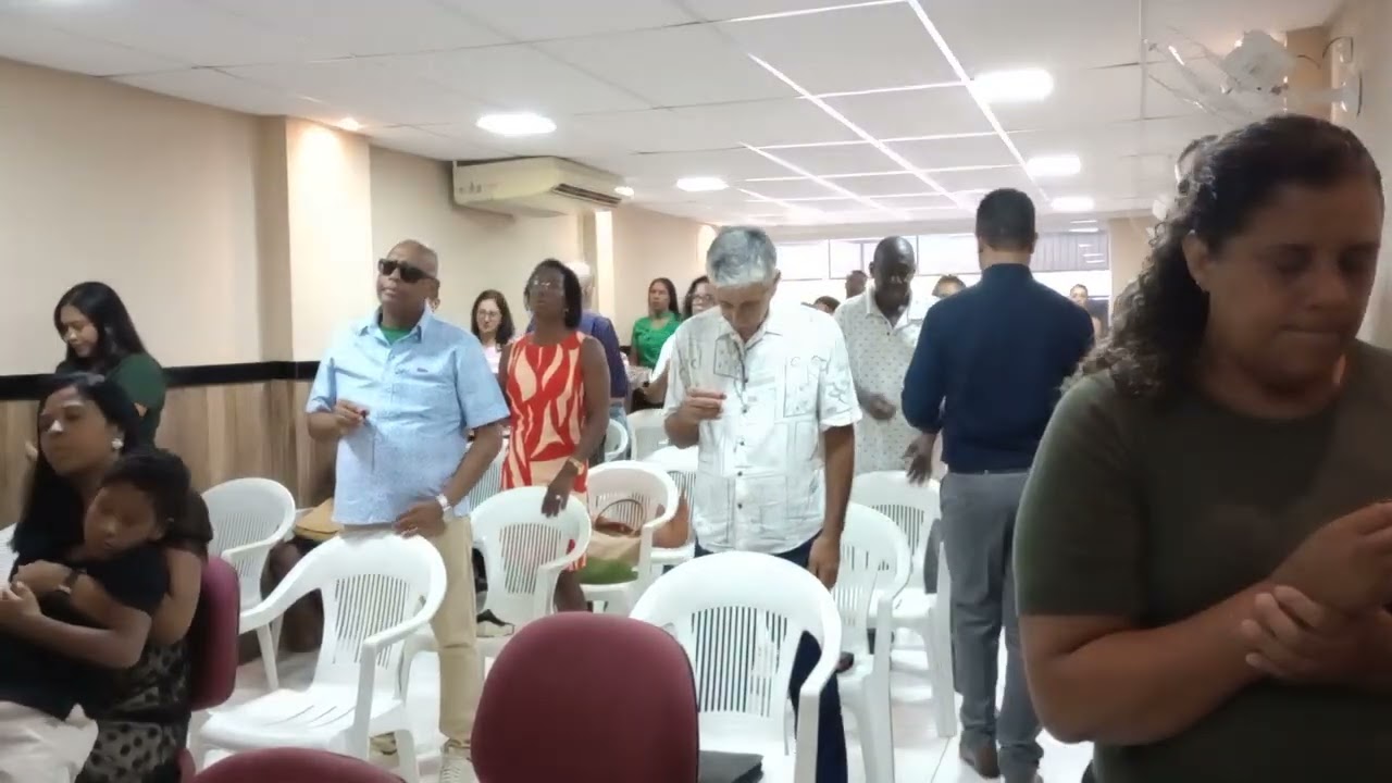 Momento da ceia do Senhor. Igreja Batista Reformada em Campo Grande RJ. 