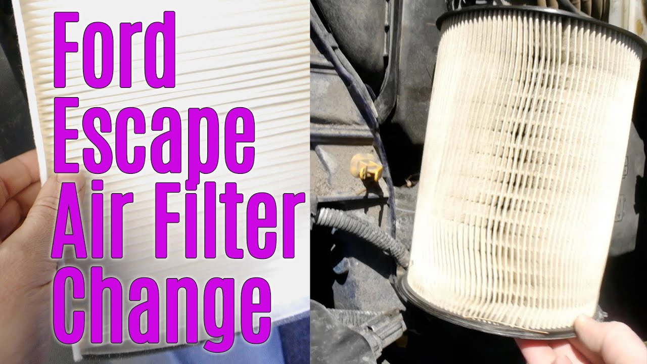 Ford Escape 2013 2014 2015 2016 Air Filters Change