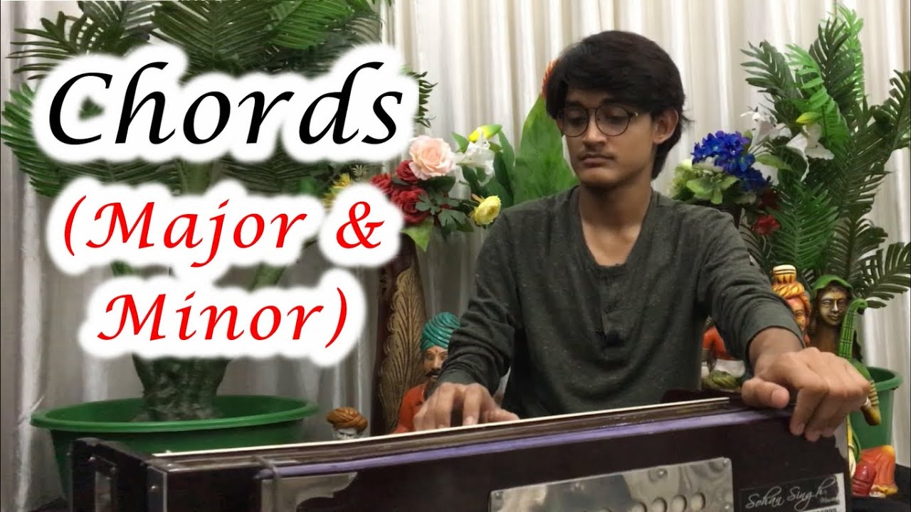 CHORDS: Major & Minor | हारमोनियम पर कोर्डस बजाना सीखें | Harmonium Learning Lessons 