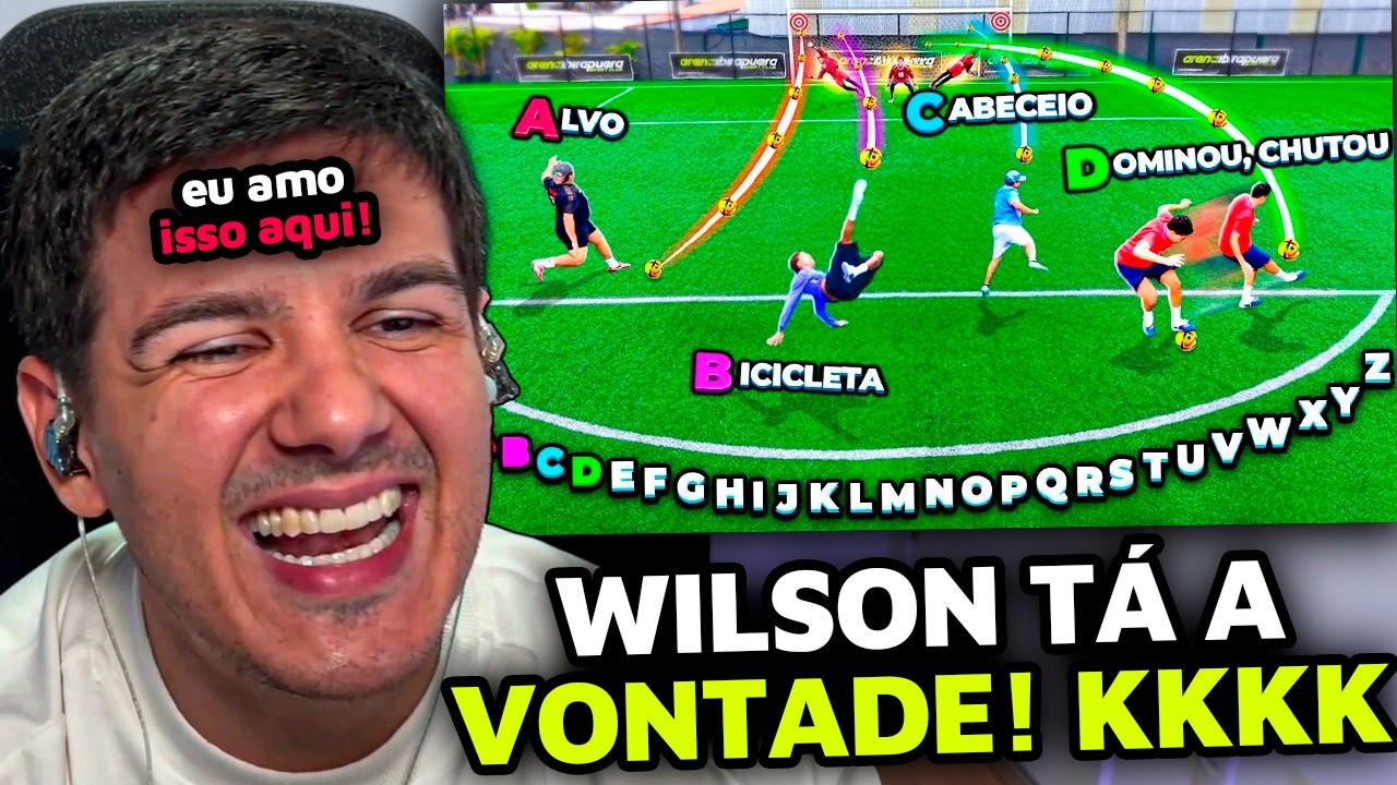 wardi REAGE a A CADA GOL, TROCA A LETRA😱! 26 LETRAS = 26 DESAFIOS DIFERENTES