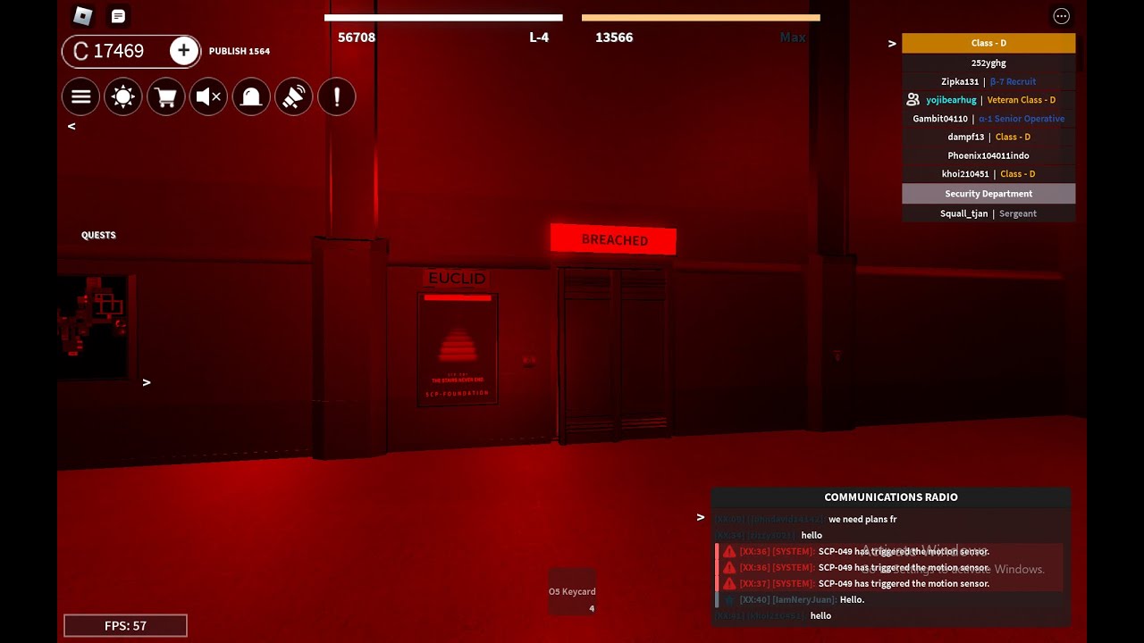 How to breach SCP-087 in SCP: Roleplay