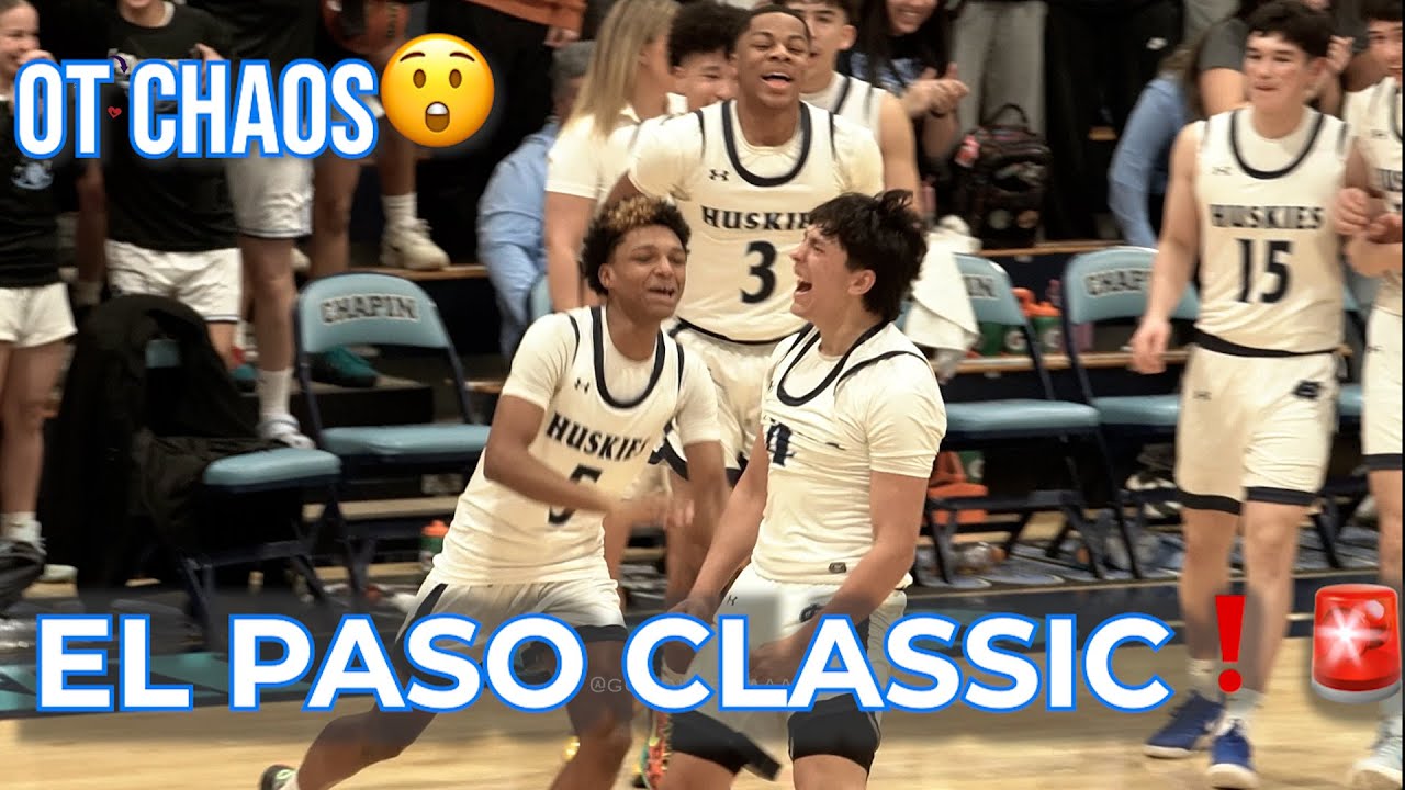 A NIGHT EL PASO WILL NEVER FORGET🚨... Andress vs Chapin OT CLASSIC ❗️(Game-Winner)  1/20/26 🏀  #TXBB