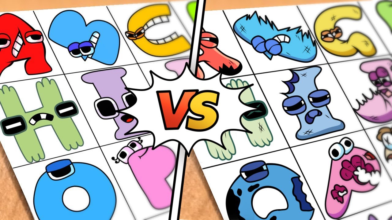 Drawing Alphabet Lore VS Alphabet Lore defeated (A-Z) / How to draw Alphabet Lore MEMES