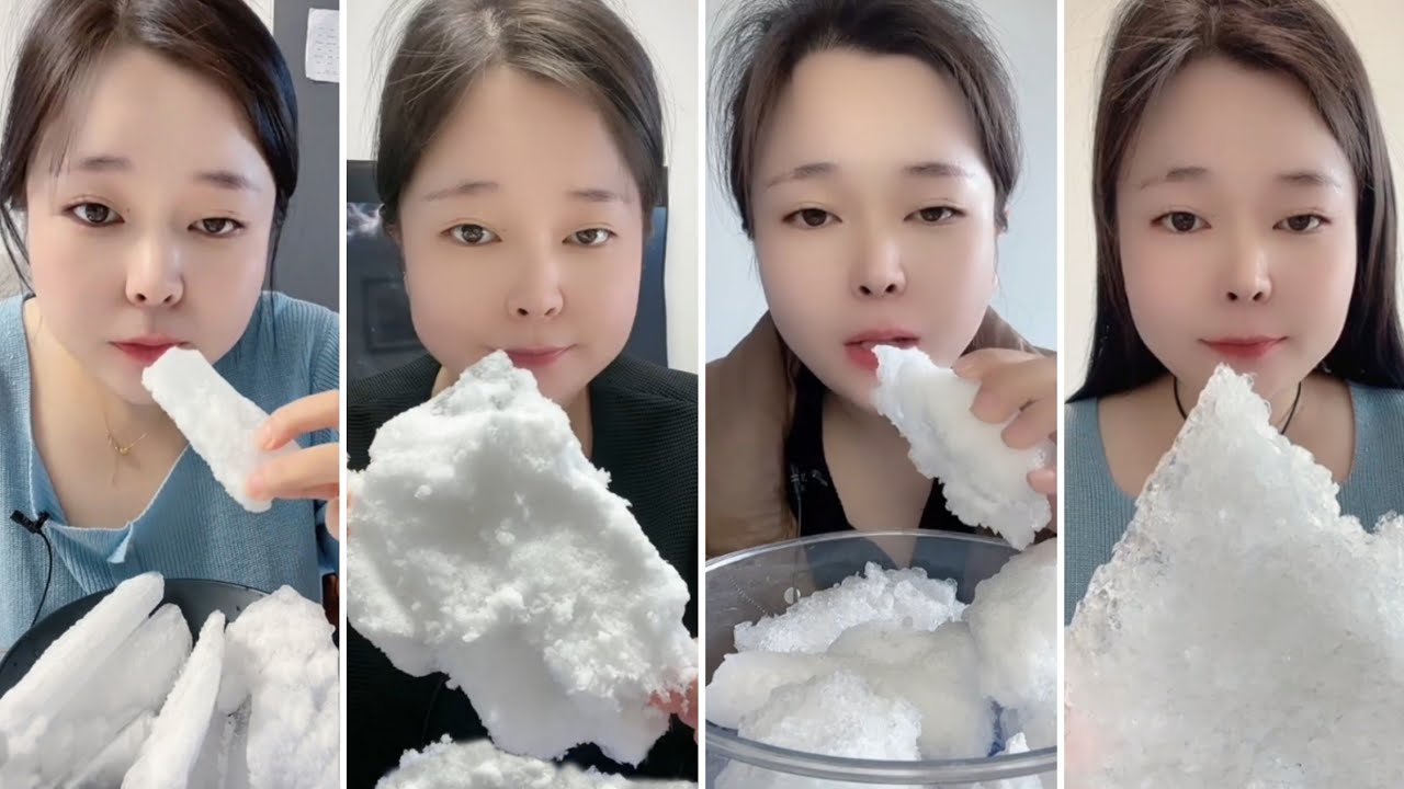 ONLY BITES / FREEZER FROST EDGES / CRUSHED ICE EATING / ASMR / SOLO BY SHAN