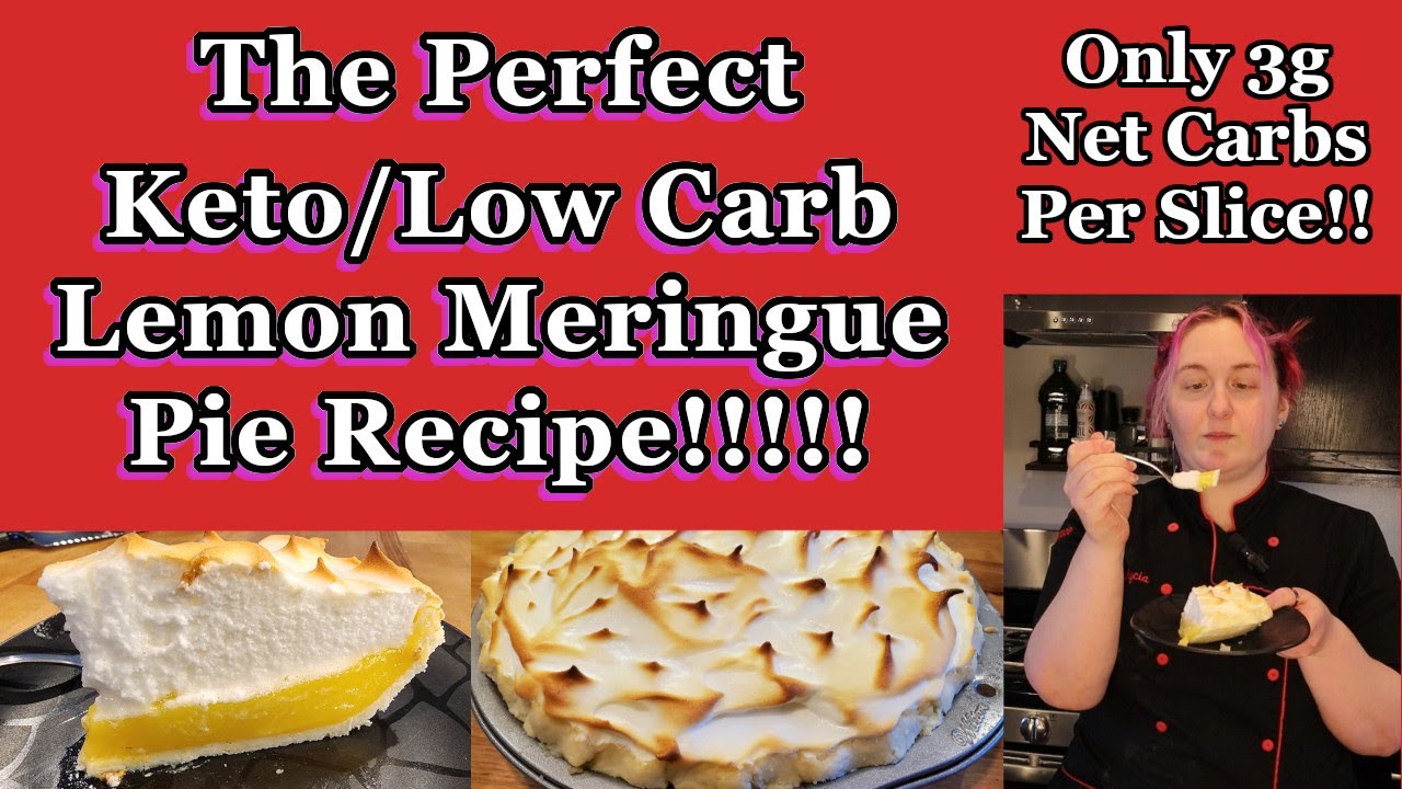 Keto/Low Carb Lemon Meringue Pie Recipe