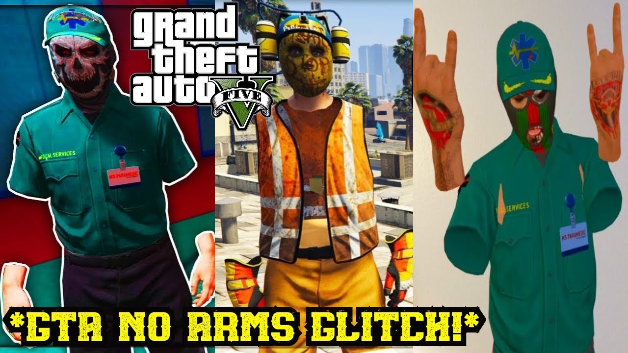 GTA INVISIBLE ARMS GLITCH! - HOW TO GET MODDED INVISIBLE ARMS IN GTA! (GTA Modded Clothes Glitch!)
