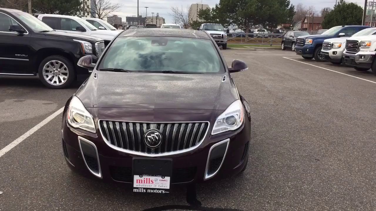2017 Buick Regal Sedan Sunroof Black Cherry Oshawa ON Stock #170427