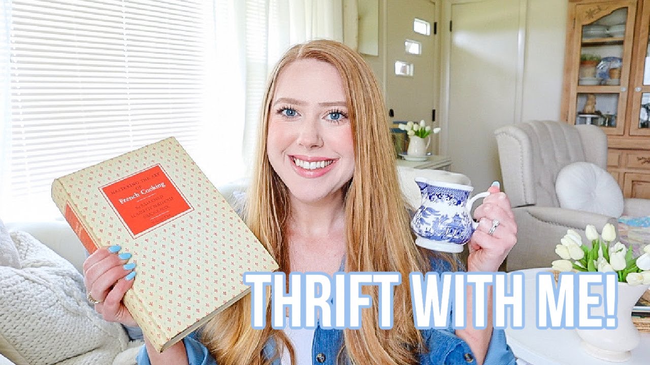THRIFT WITH ME FOR SUMMER DECOR! | COTTAGE SUMMER DECOR IDEAS 🇺🇸