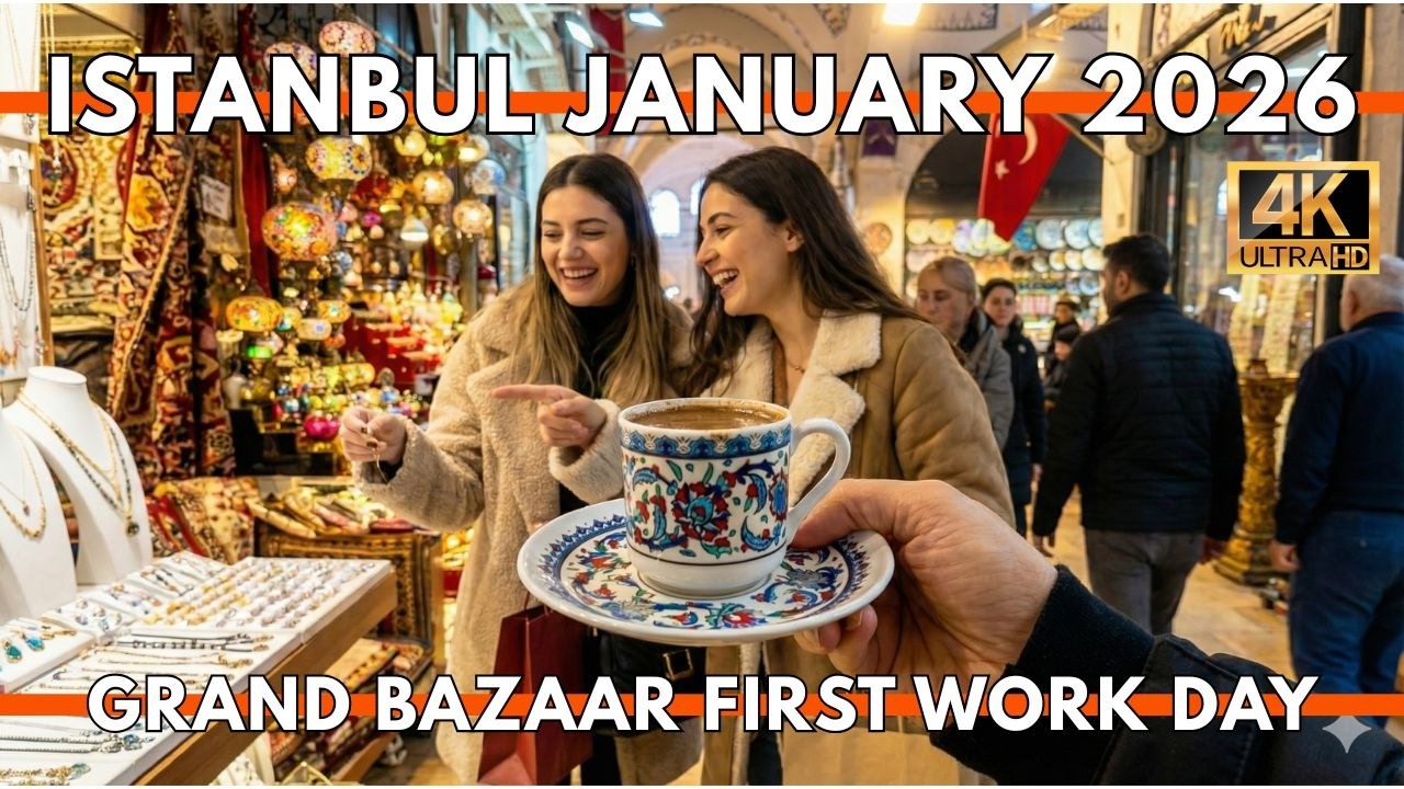 Istanbul Turkey 2026 | Grand Bazaar & Old Bazaar 4K Walking Tour (Real Market Vibes)