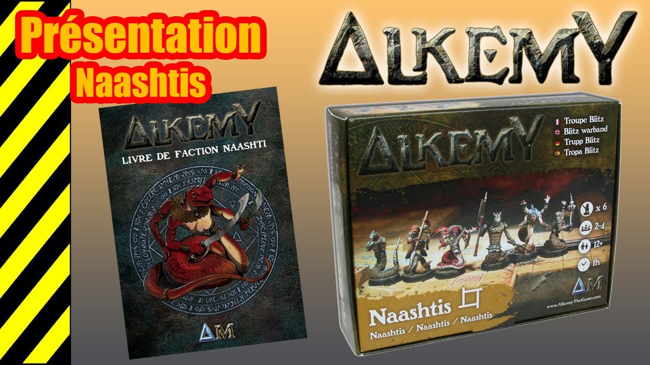 Présentation - ALKEMY - Naashtis - Livre et figurines