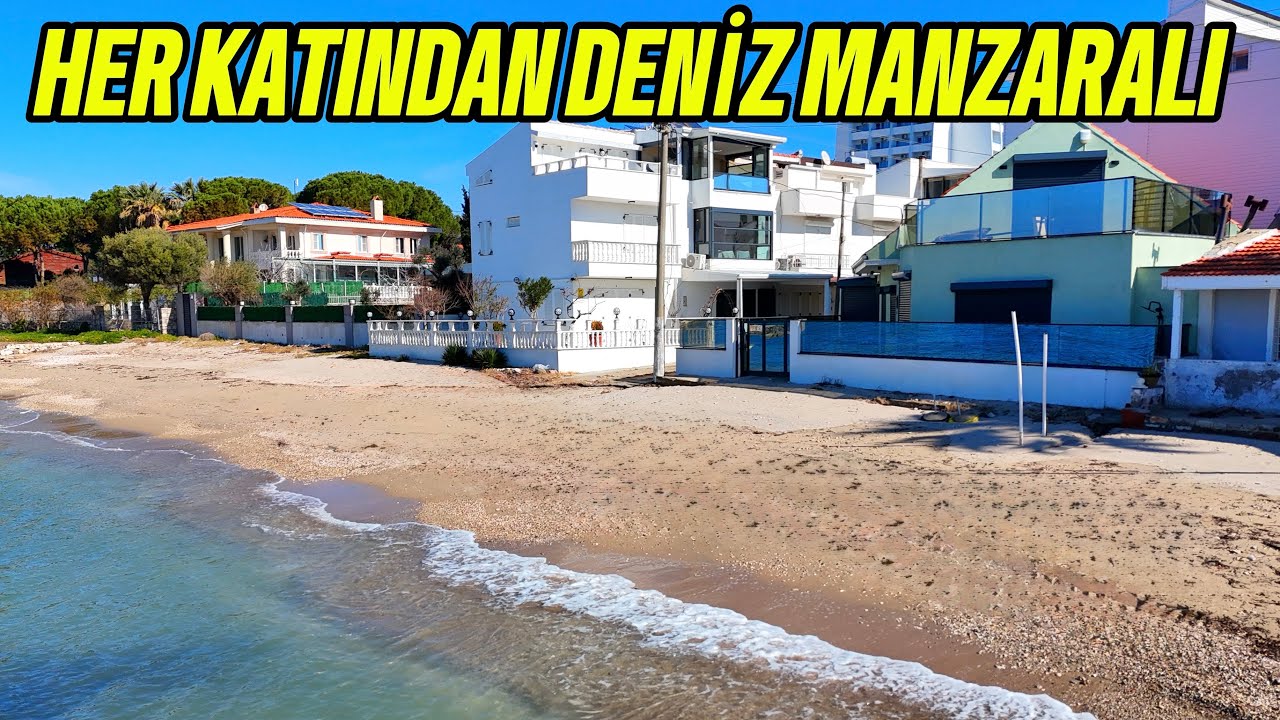 Plaja Sıfır Konumda Her Katından Deniz Manzaralı Fiyatı Düşen Fırsat Villa | No:506