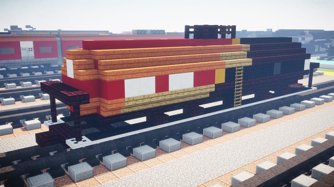 Minecraft Norfolk Southern Safety Train Tank Car Tutorial