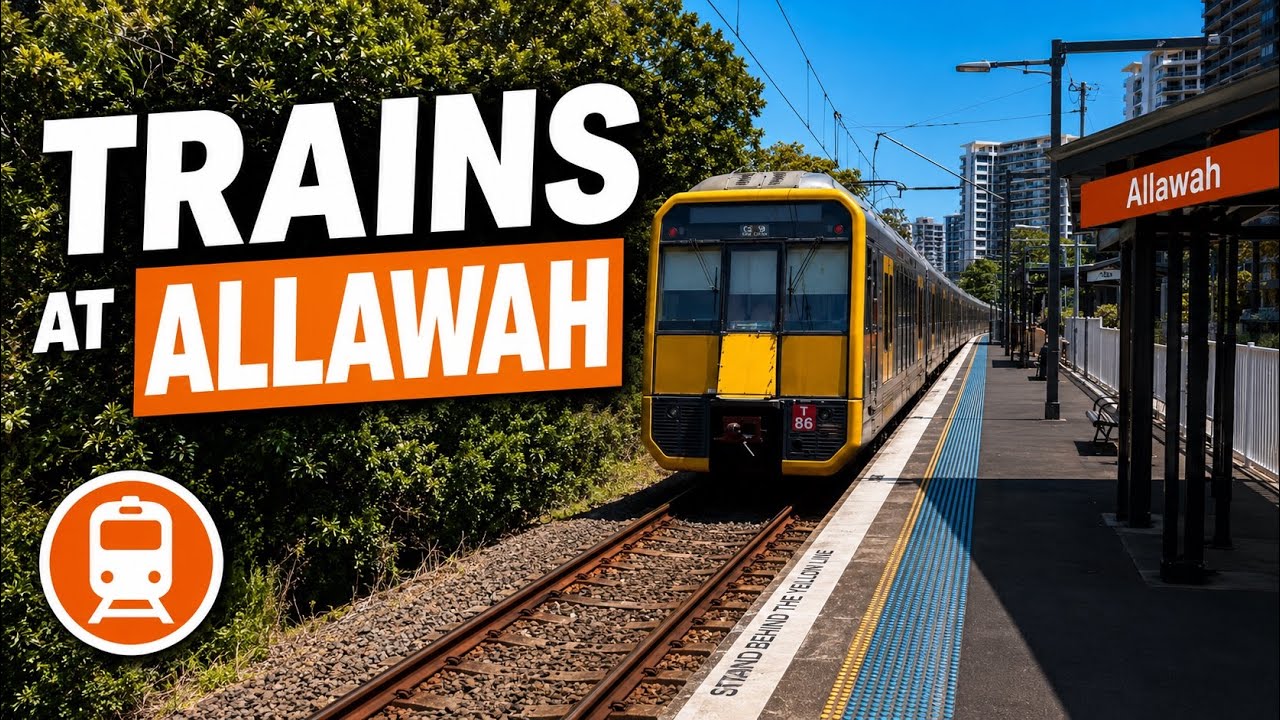 🚆 Trains at Allawah Station | Tangaras & Oscars | Sydney Trains T4 Line