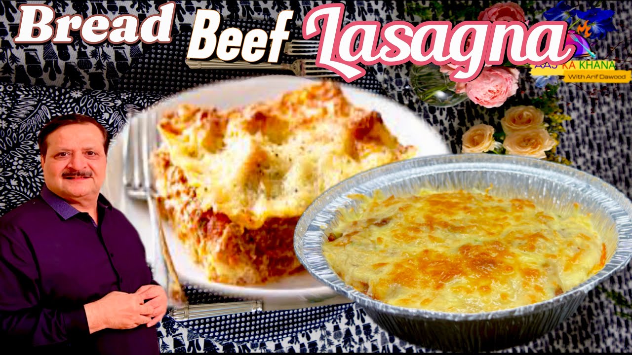 Easy Bread Lasagna Recipe I Bread Lasagna In Microwave I Bread Beef Lasagna I Lasagna I AKK