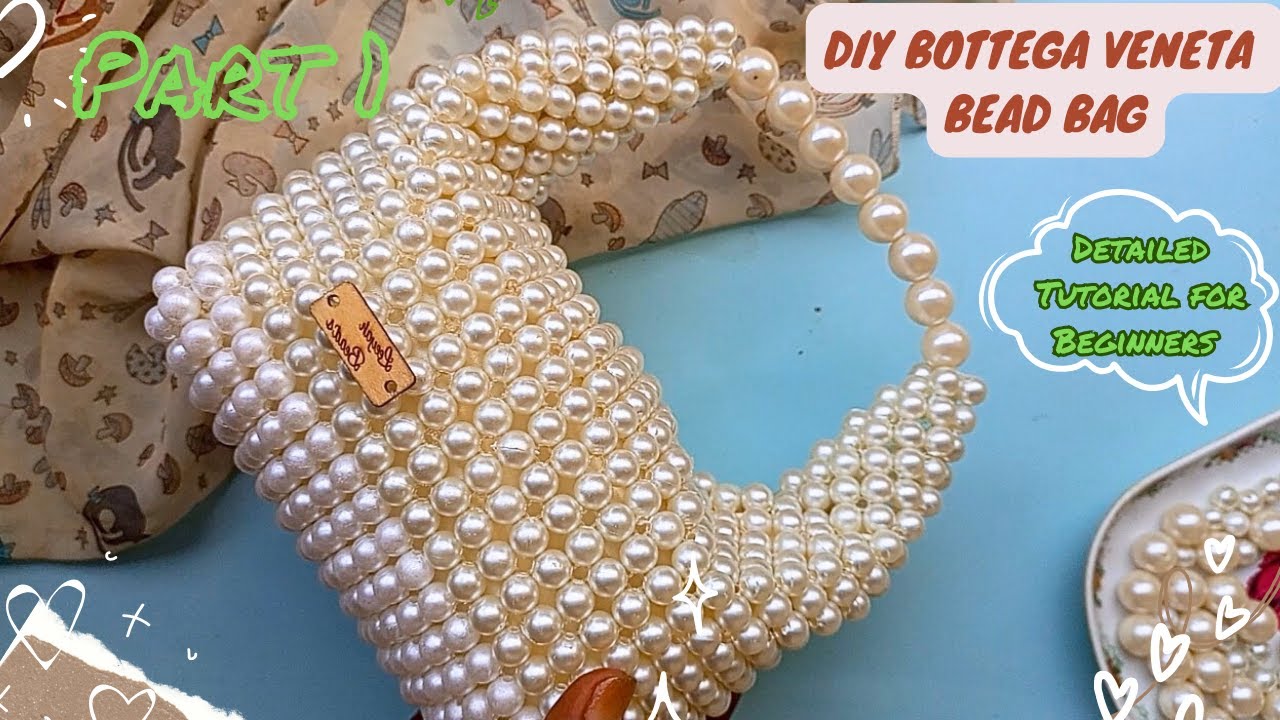 Мастерим сложную сумку из бисера от BOTTEGA VENETA! Пошаговое руководство