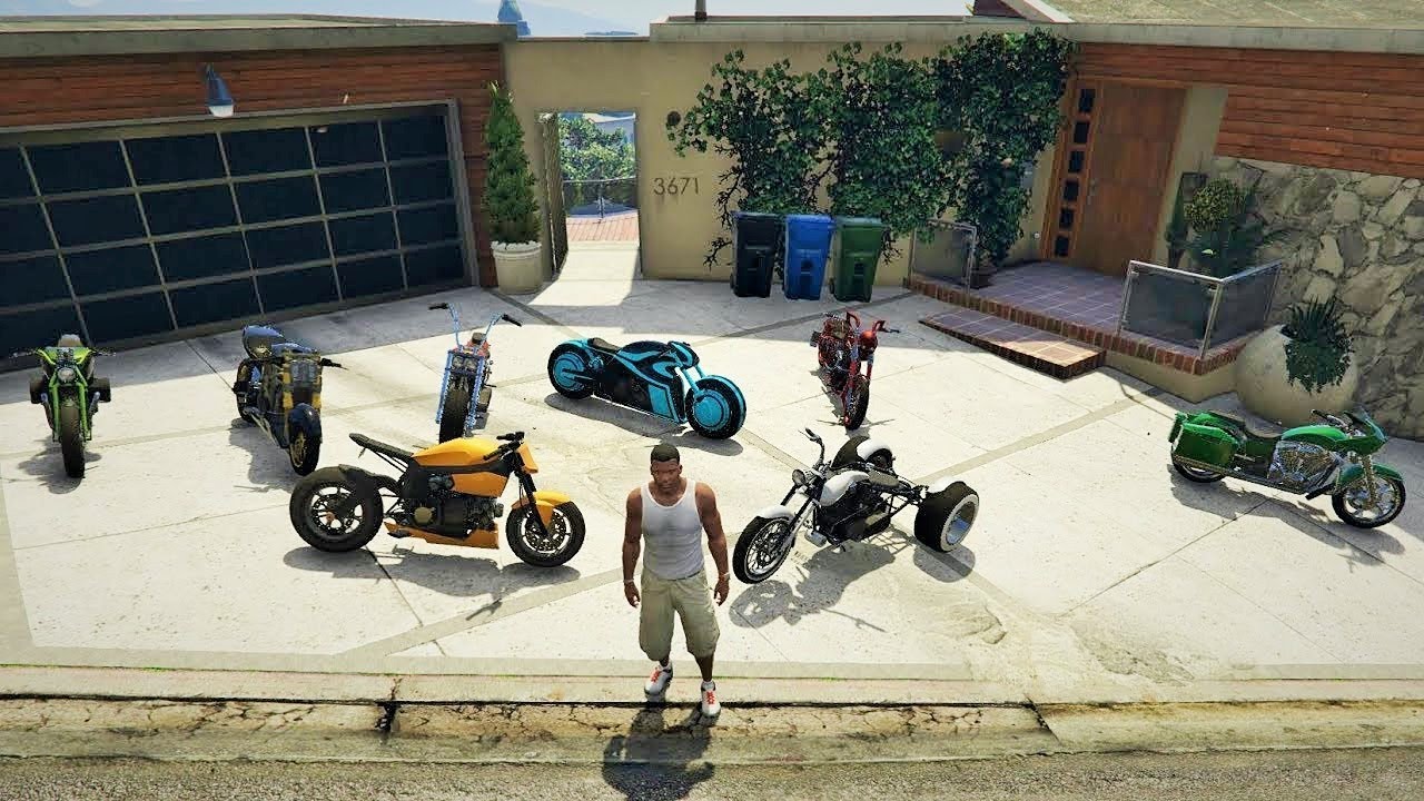 GTA 5 - Stealing Luxury Motorcycles with Franklin! (Expensive Rare Motorcycles)