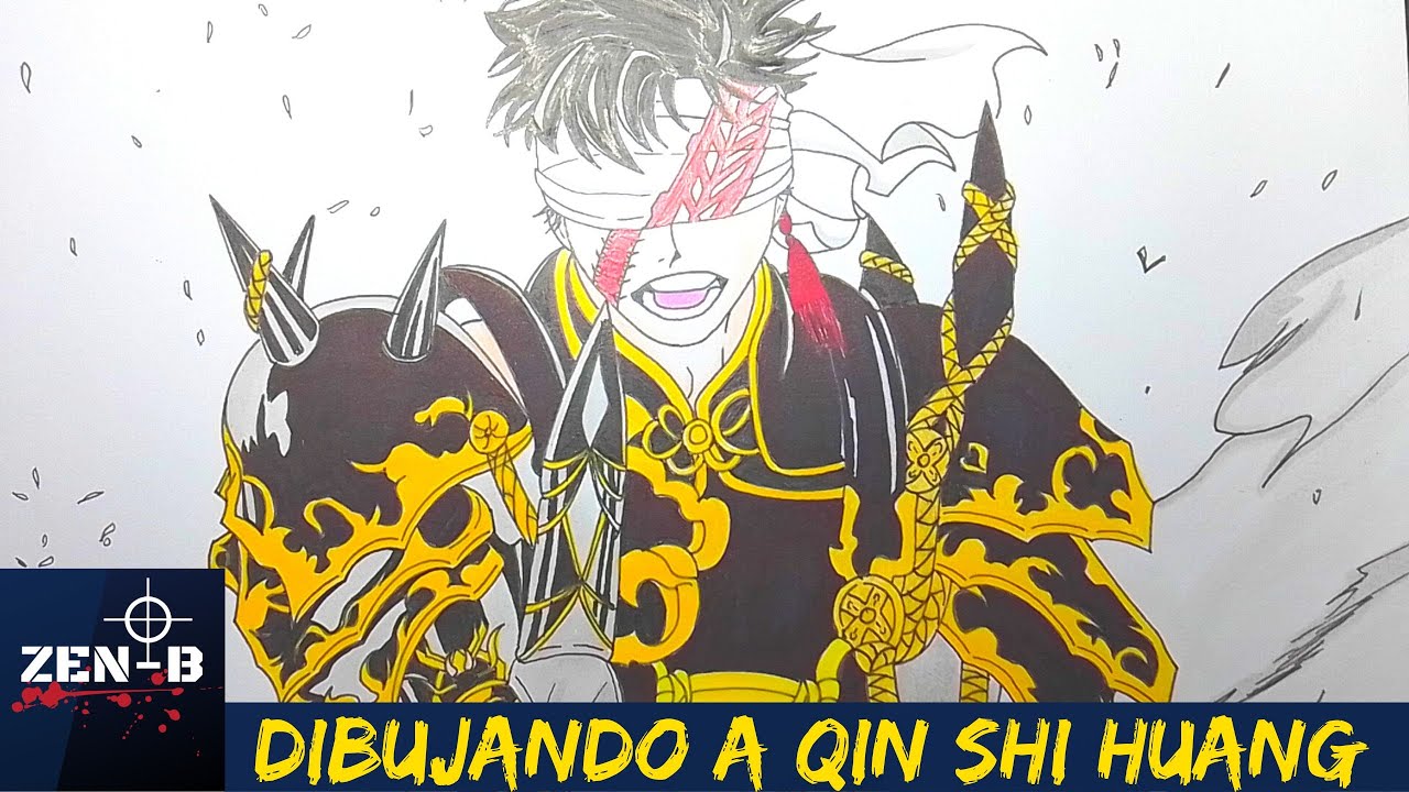 Dibujando a Qin Shi Huang de Shuumatsu no Valkyrie