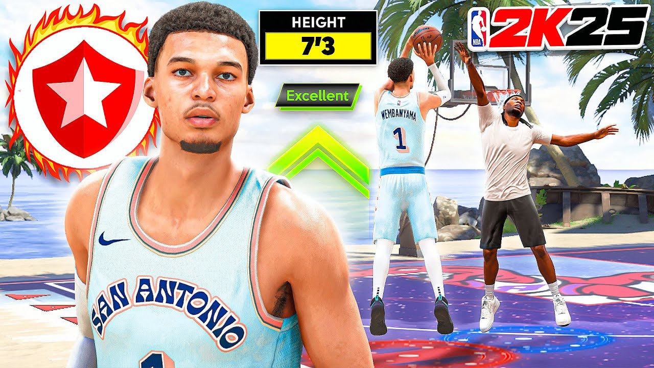 *NEW* VICTOR WEMBANYAMA BUILD is OVERPOWERED in NBA 2K25