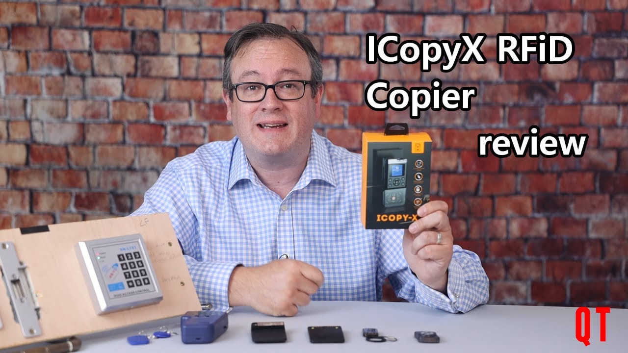 IcopyX RFiD card copier -  unboxing