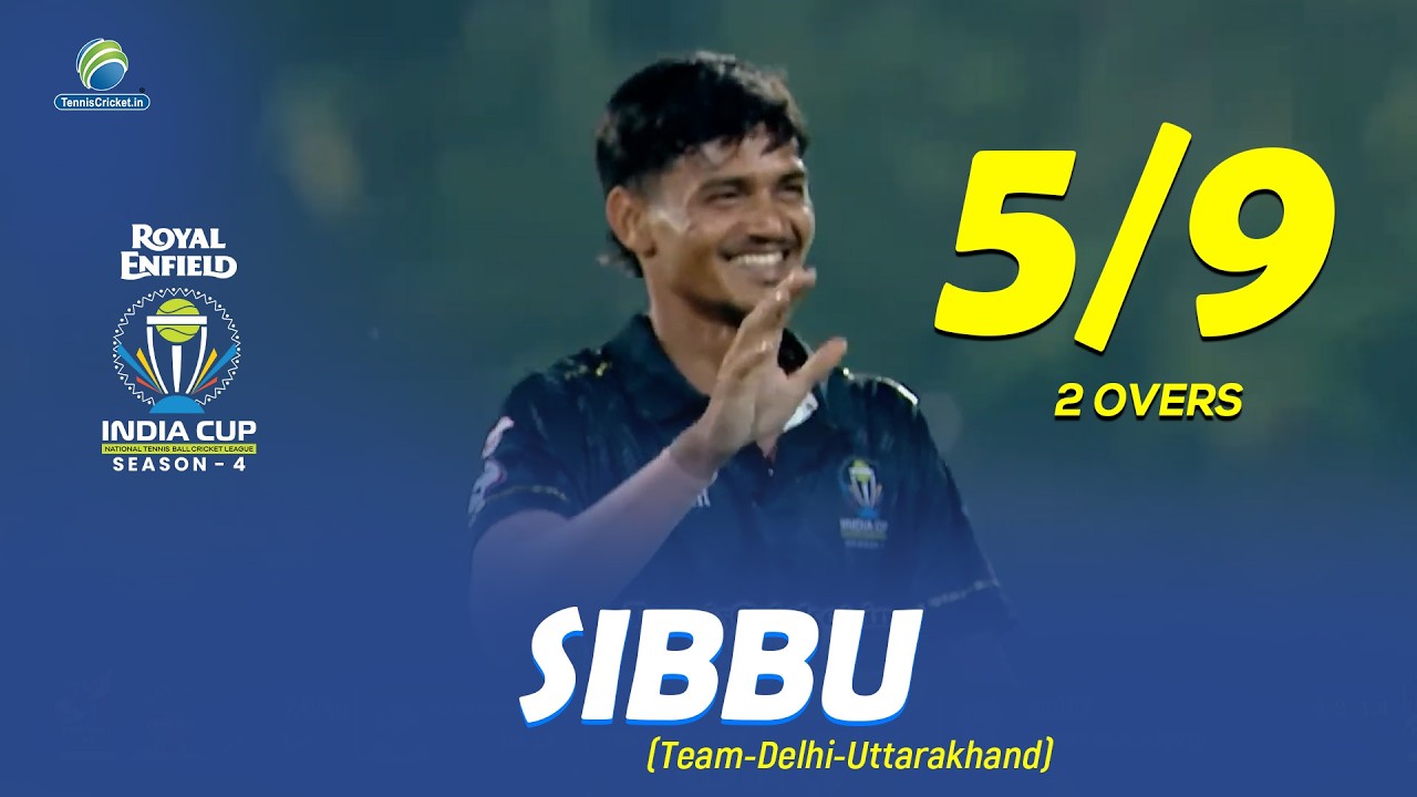 🔥 5 Wicket Haul 🔥 Sibbu (Delhi-Uttarakhand) || India Cup 2026