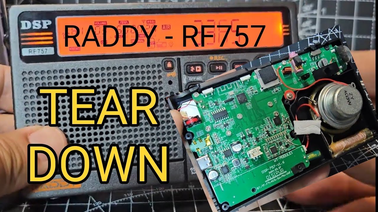 Raddy RF-757 - Tear Down -Whats inside ?