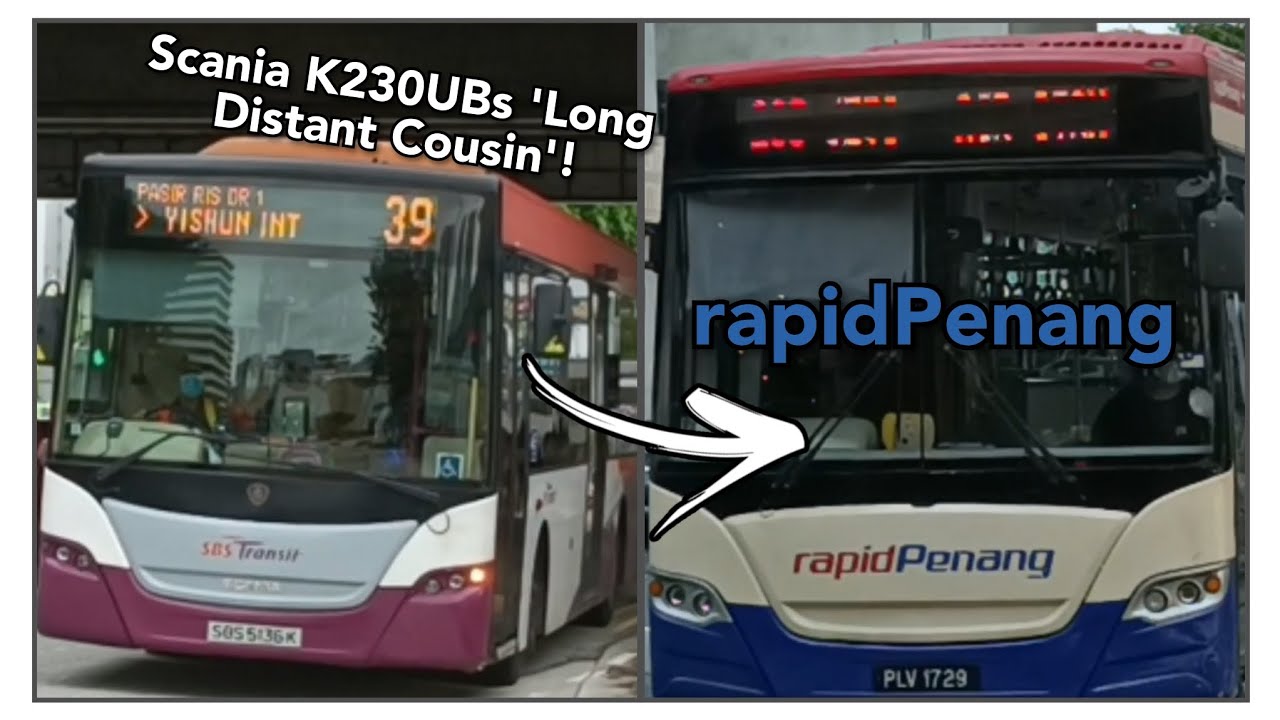 Meet the Scania K230UB's Counterpart - the Scania K250UB and K270UB (rapidPenang and SBST)