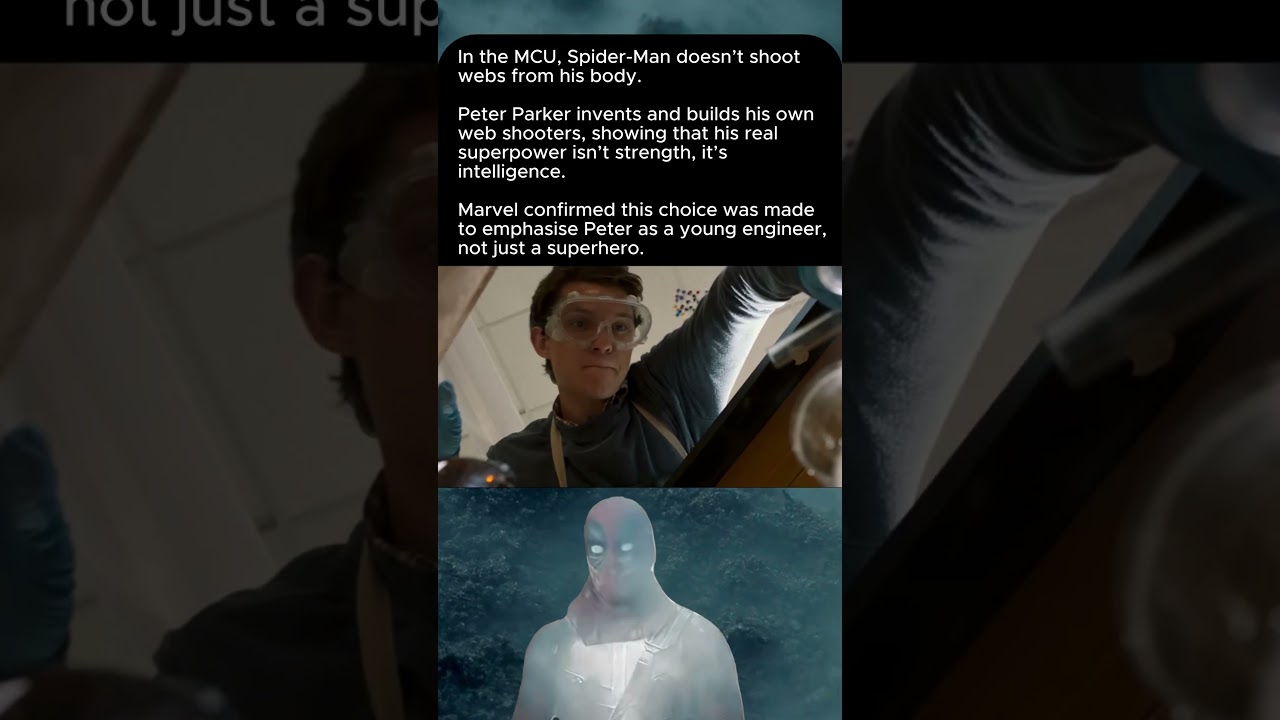 MCU Spider Man Doesn’t Have Organic Webs