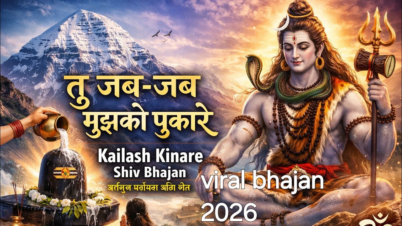 🕉️ जब-जब मुझको पुकारे – कैलाश किनारे भोलेनाथ भजन | Emotional Shiv Bhakti Song / #viralvideo #god 