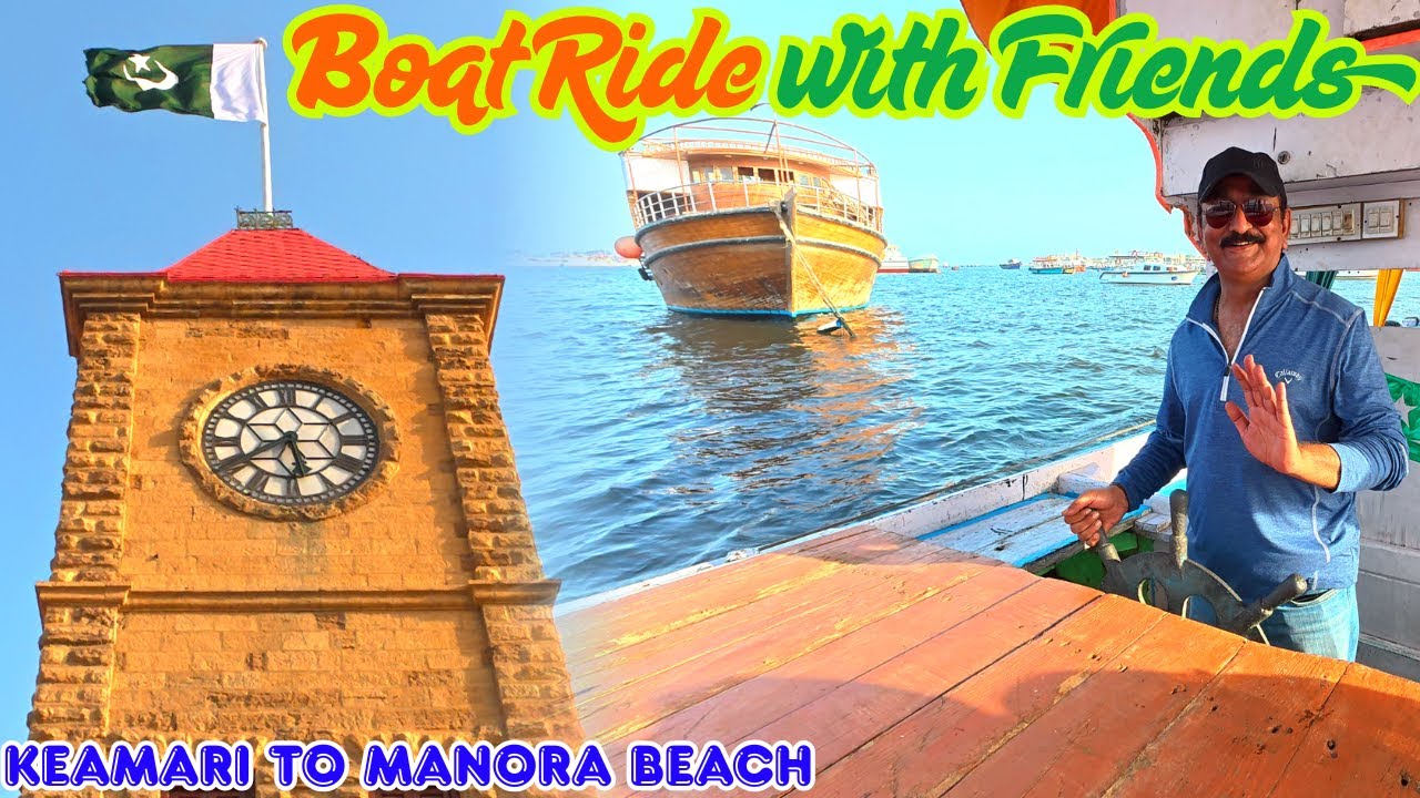 Boat Ride with Friends | Keamari to Manora Beach | Fun and Adventure