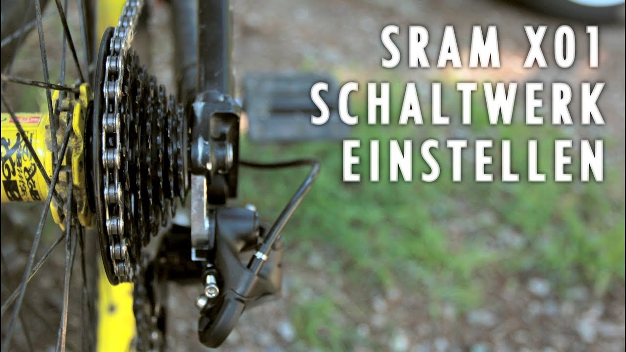Fahrrad Schaltwerk einstellen - Downhill