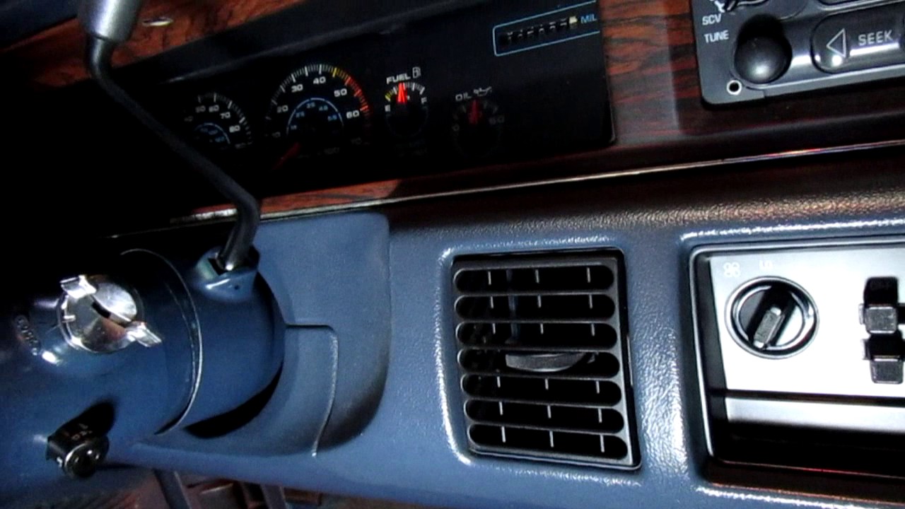 Removing 1991-93 Roadmaster dash bezel for radio removal