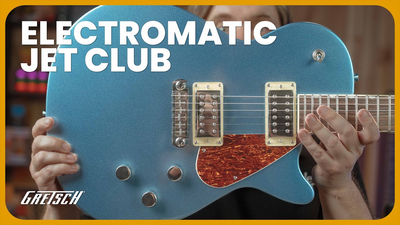 Абсолютно новая электрогитара Gretsch Electromatic Jet Club — Riviera Blue (обновление 2025 года)